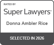 Rated By Super Lawyers | Donna Ambler Rice | Selected In 2025